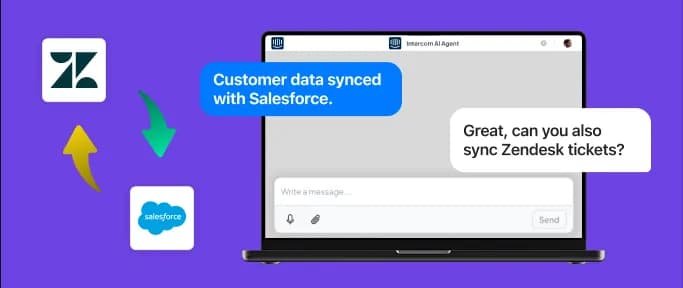Sync with Salesforce & Zendesk