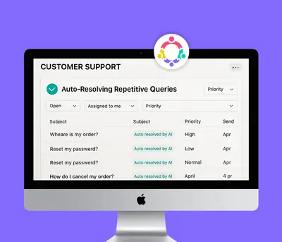 Reduced Workload for Support Teams
